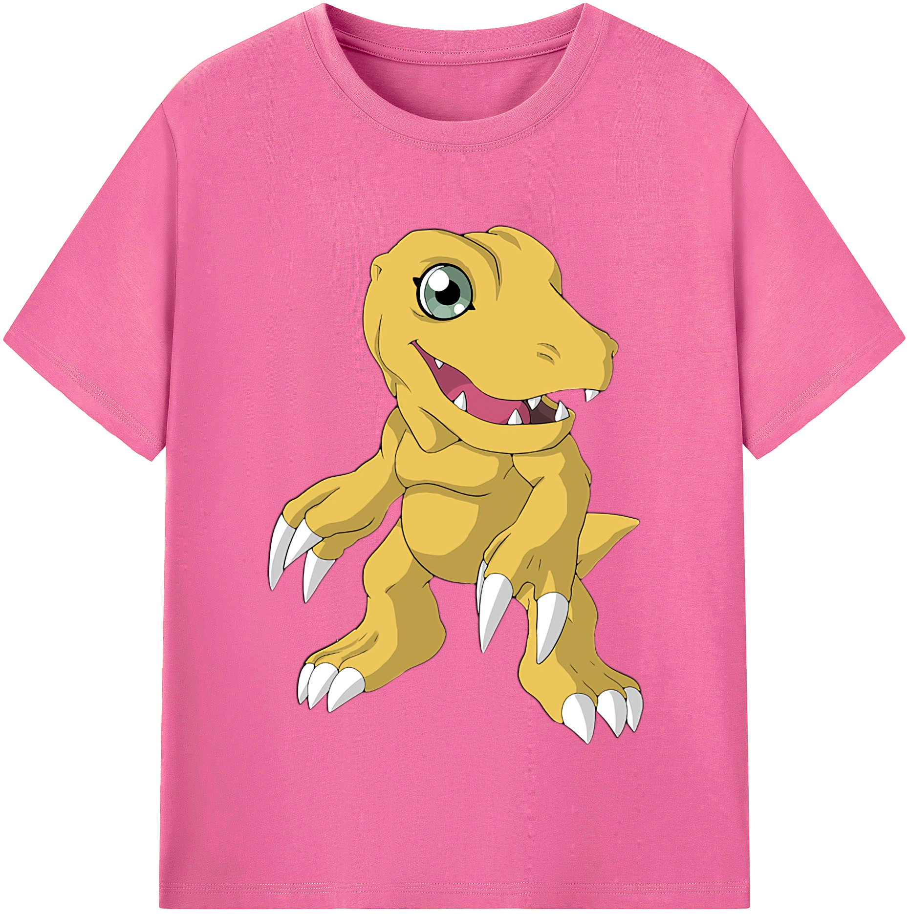（画像用） Digimon デジタルモンスター/デジモン レディースカジュアルプリントTシャツ（綿100％）